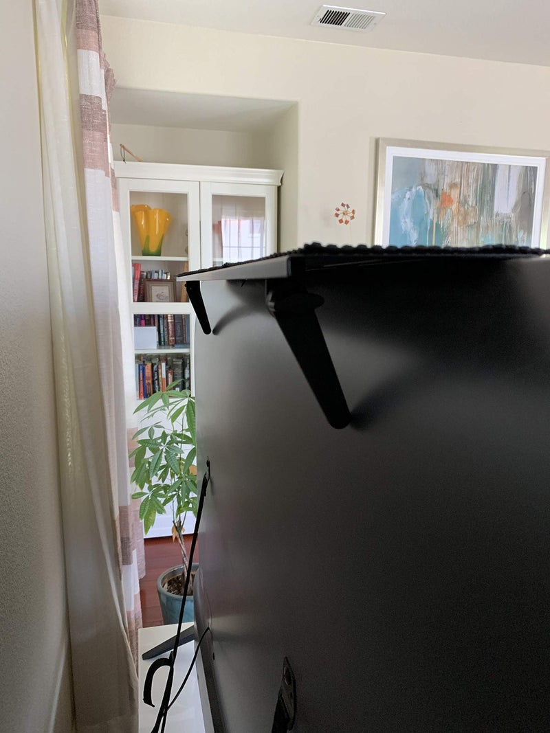 Mount Plus MP-APM-05-03 Top Shelf TV Mounting Bracket 36-inch Wide Platform | Holds Speaker, Streaming Device, Game Console, and More (1 Pack 36 Inch) - Image 4